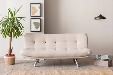 Kingaroy Sovesofa 100x175 cm i Hør - Cremebeige - Møbler - Sofaer - Sovesofaer