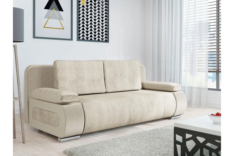 Kintore 2-sits Bäddsoffa beige - Møbler - Sofaer - Sovesofaer