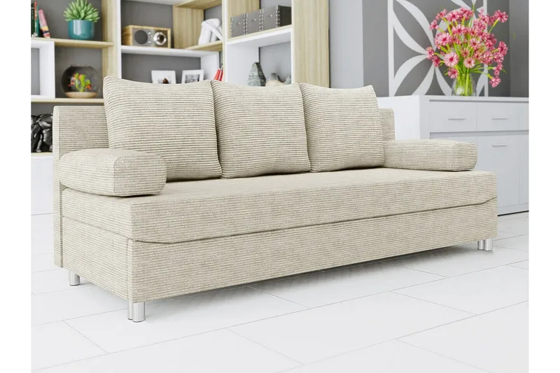 Kintore 2-sits Bäddsoffa NO_BRAND beige - Møbler - Sofaer - Sovesofaer