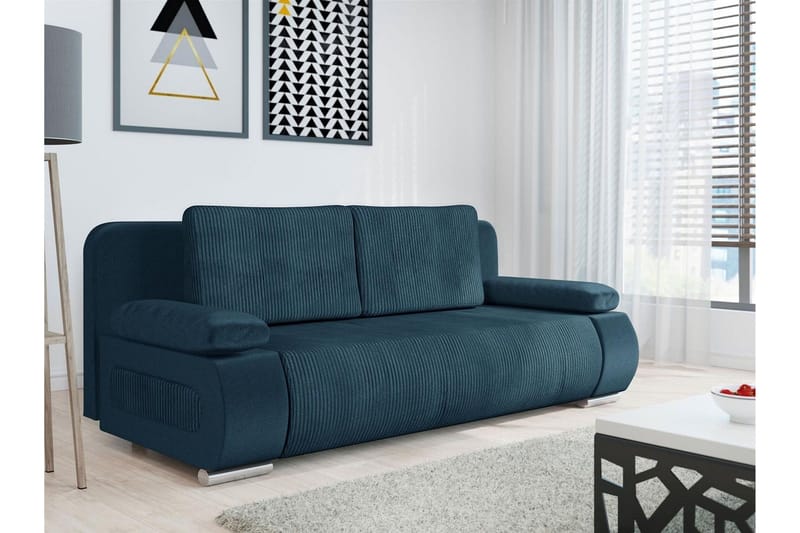 Kintore 2-sits Bäddsoffa NO_BRAND blue - Møbler - Sofaer - Sovesofaer
