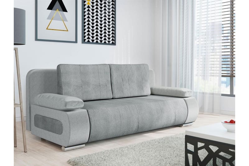 Kintore 2-sits Bäddsoffa NO_BRAND Grey - Møbler - Sofaer - Sovesofaer