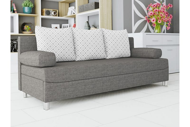 Kintore 2-sits Bäddsoffa NO_BRAND Light grey/Dark grey - Møbler - Sofaer - Sovesofaer