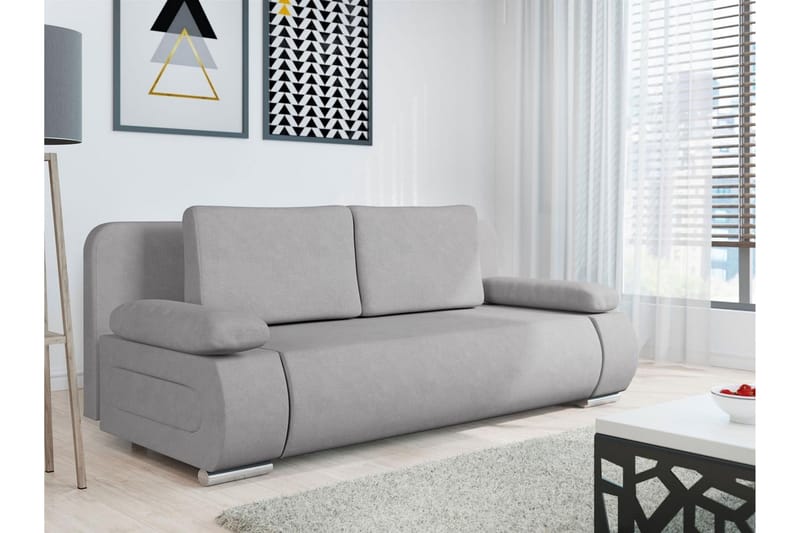 Kintore 2-pers. Sovesofa - Lysegrå/Mørkegrå - Møbler - Sofaer - Sovesofaer