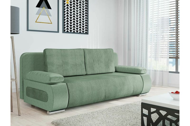 Kintore 2-pers. Sovesofa - Grøn - Sovesofaer - 2 personers sovesofa