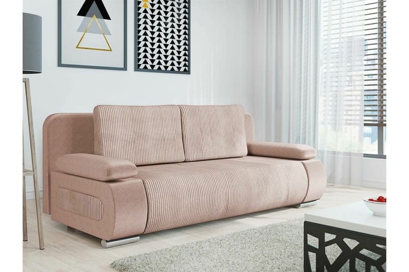 Kintore 2-pers. Sovesofa - Beige - Sovesofaer - 2 personers sovesofa