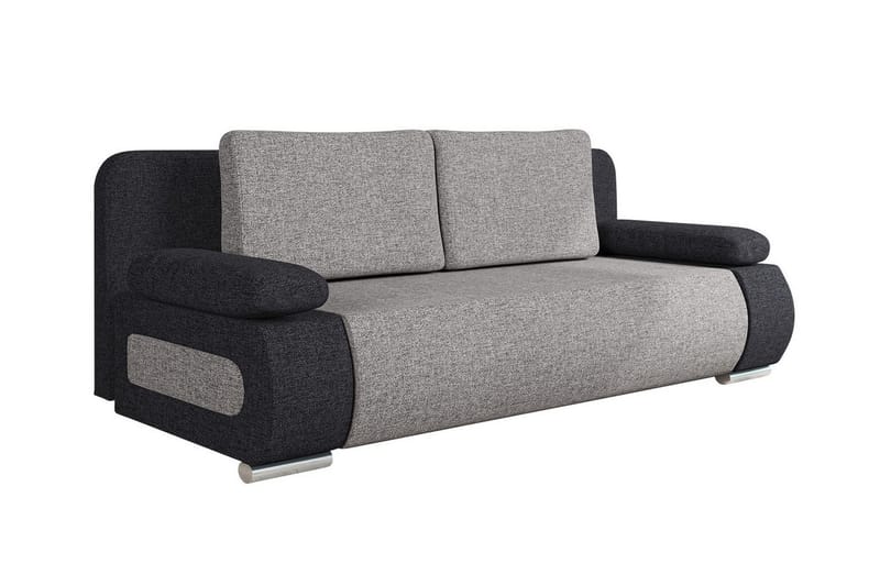 Kintore 2-pers. Sovesofa - Grå/Sort - Sovesofaer - 2 personers sovesofa