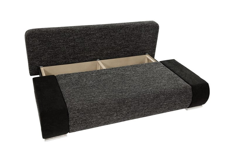 Kintore 2-pers. Sovesofa - Grå/Sort - Møbler - Sofaer - Sovesofaer