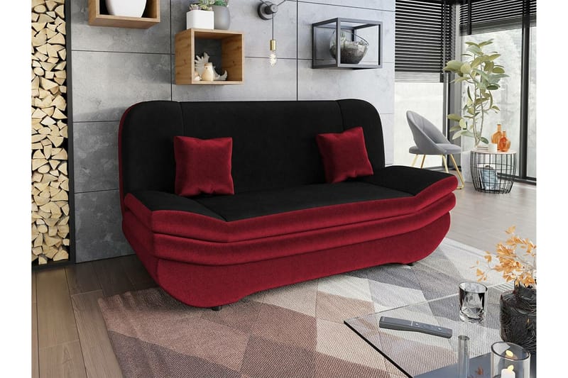 Kintore 2-pers. Sovesofa - Rød - Møbler - Sofaer - Sovesofaer