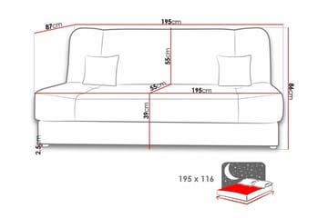 Kintore 2-pers. Sovesofa - Møbler - Sofaer - Sovesofaer