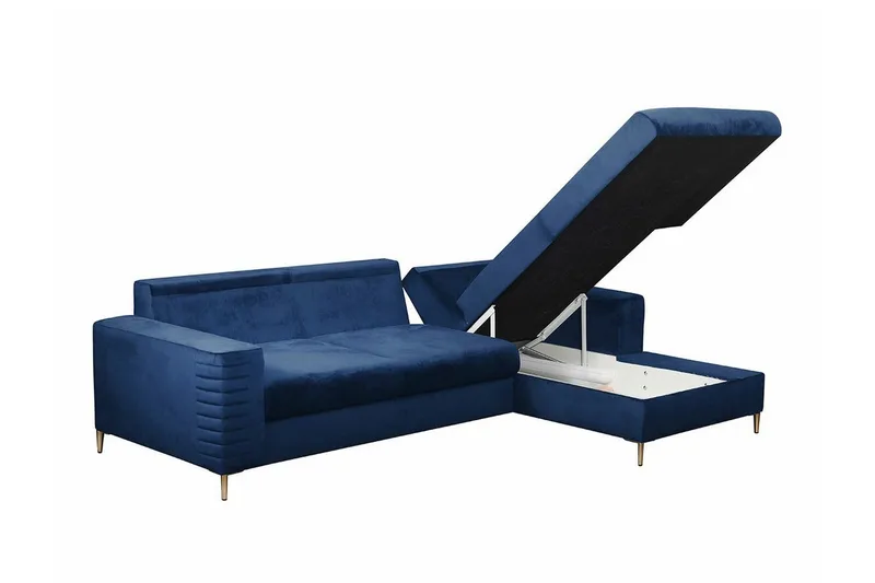 Kintore 3-sits Hörnbäddsoffa Dark green - Møbler - Sofaer - Sovesofaer