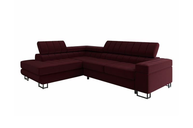 Kintore 3-sits Hörnbäddsoffa Dark red, undefined