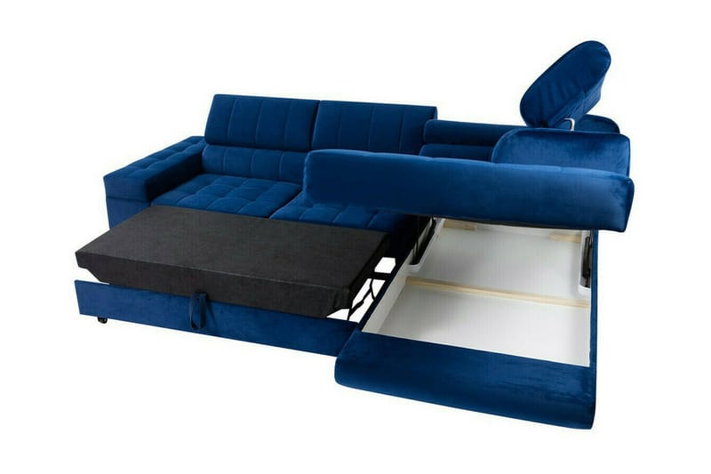 Kintore 3-sits Hörnbäddsoffa Dark Turquoise - Møbler - Sofaer - Sovesofaer