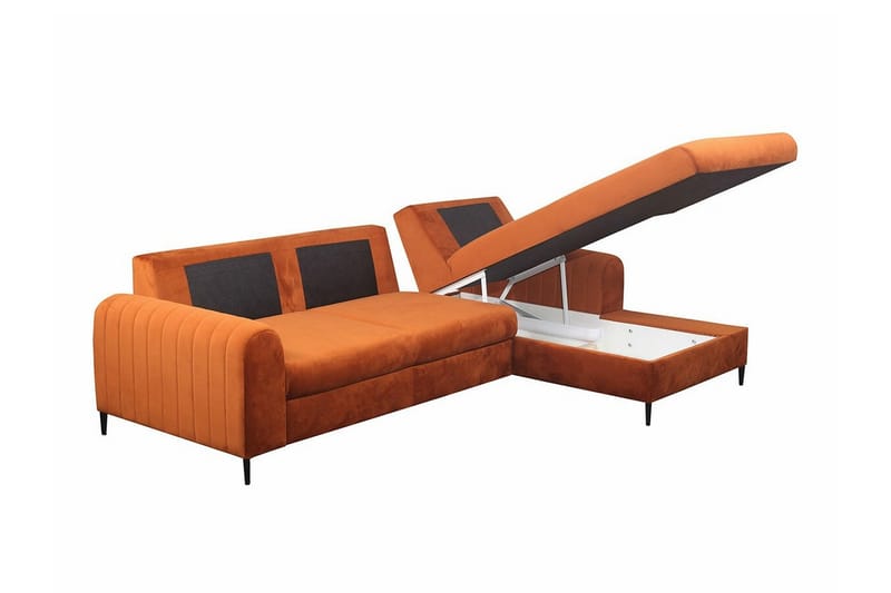 Kintore 3-sits Hörnbäddsoffa Light grey/Dark grey - Møbler - Sofaer - Sovesofaer