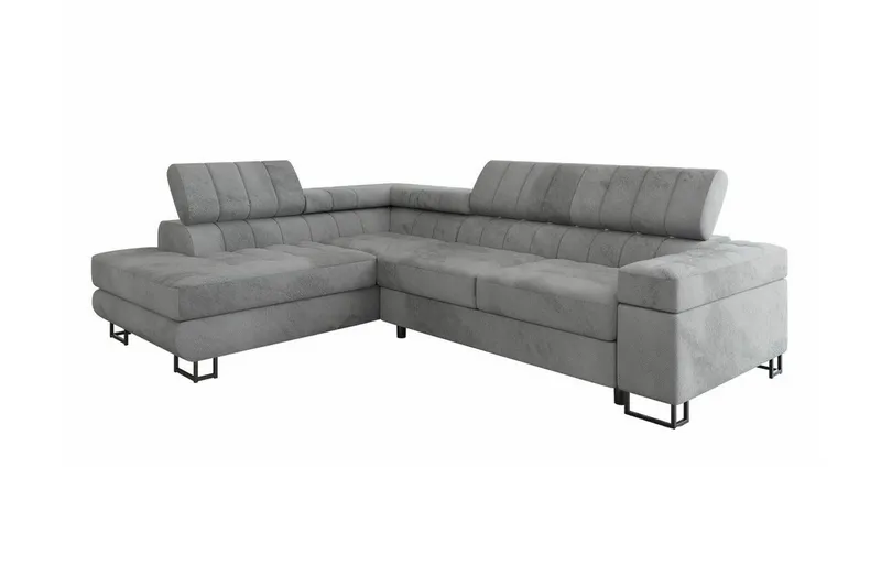 Kintore 3-sits Hörnbäddsoffa Ljusgrå, undefined