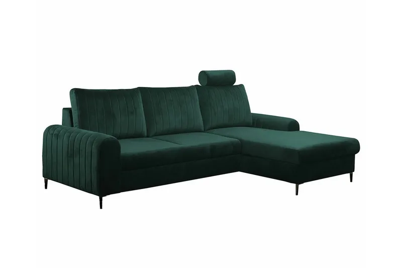 Kintore 3-sits Hörnbäddsoffa NO_BRAND Dark green, undefined