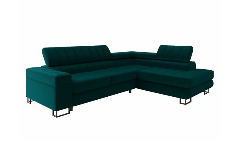 Kintore 3-sits Hörnbäddsoffa NO_BRAND Dark Turquoise, undefined