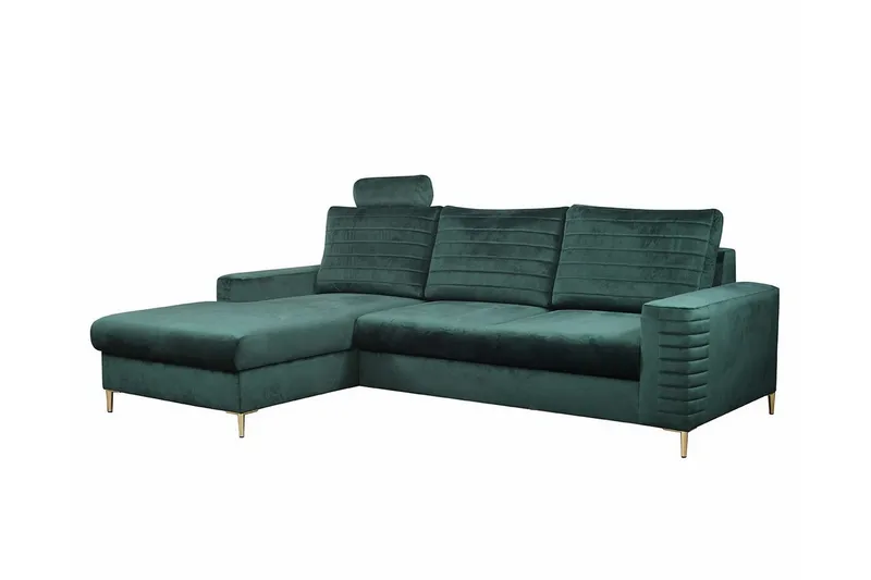 Kintore 3-sits Hörnbäddsoffa NO_BRAND Green, undefined