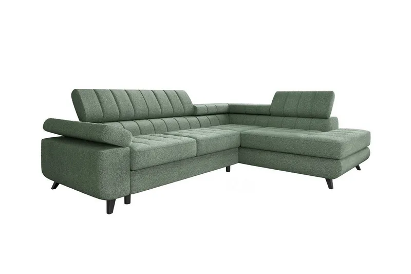 Kintore 3-sits Hörnbäddsoffa NO_BRAND Light green, undefined