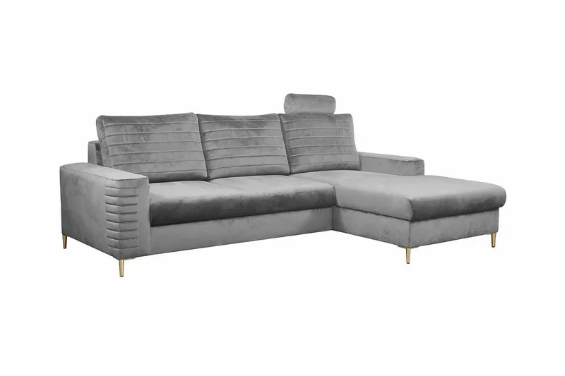 Kintore 3-sits Hörnbäddsoffa NO_BRAND Light grey/Dark grey, undefined
