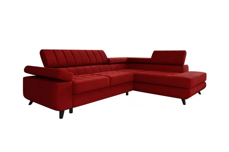 Kintore 3-sits Hörnbäddsoffa Red, undefined