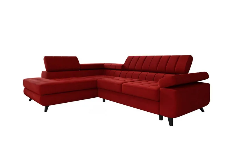 Kintore 3-sits Hörnbäddsoffa Red - Møbler - Sofaer - Sovesofaer