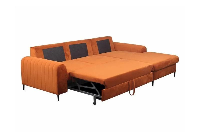 Kintore 3-sits Hörnbäddsoffa Yellow - Møbler - Sofaer - Sovesofaer