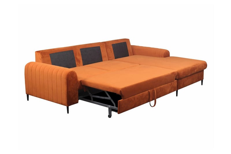 Kintore 3-sits Hörnbäddsoffa Yellow - Møbler - Sofaer - Sovesofaer