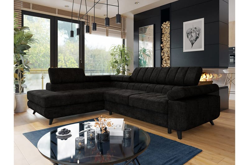 Kintore 3-personers hjørnesovesofa - Møbler - Sofaer - Sovesofaer