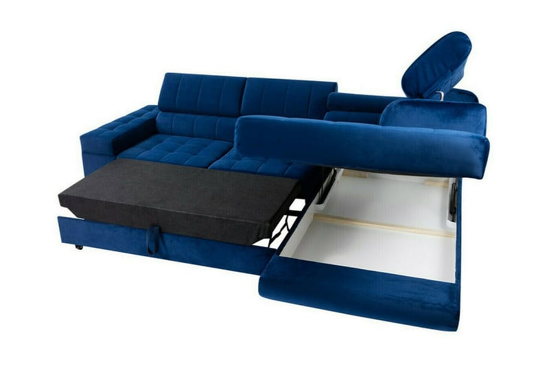 Kintore 3-pers. Hjørnesovesofa - Mørk Turkis - Møbler - Sofaer - Sovesofaer