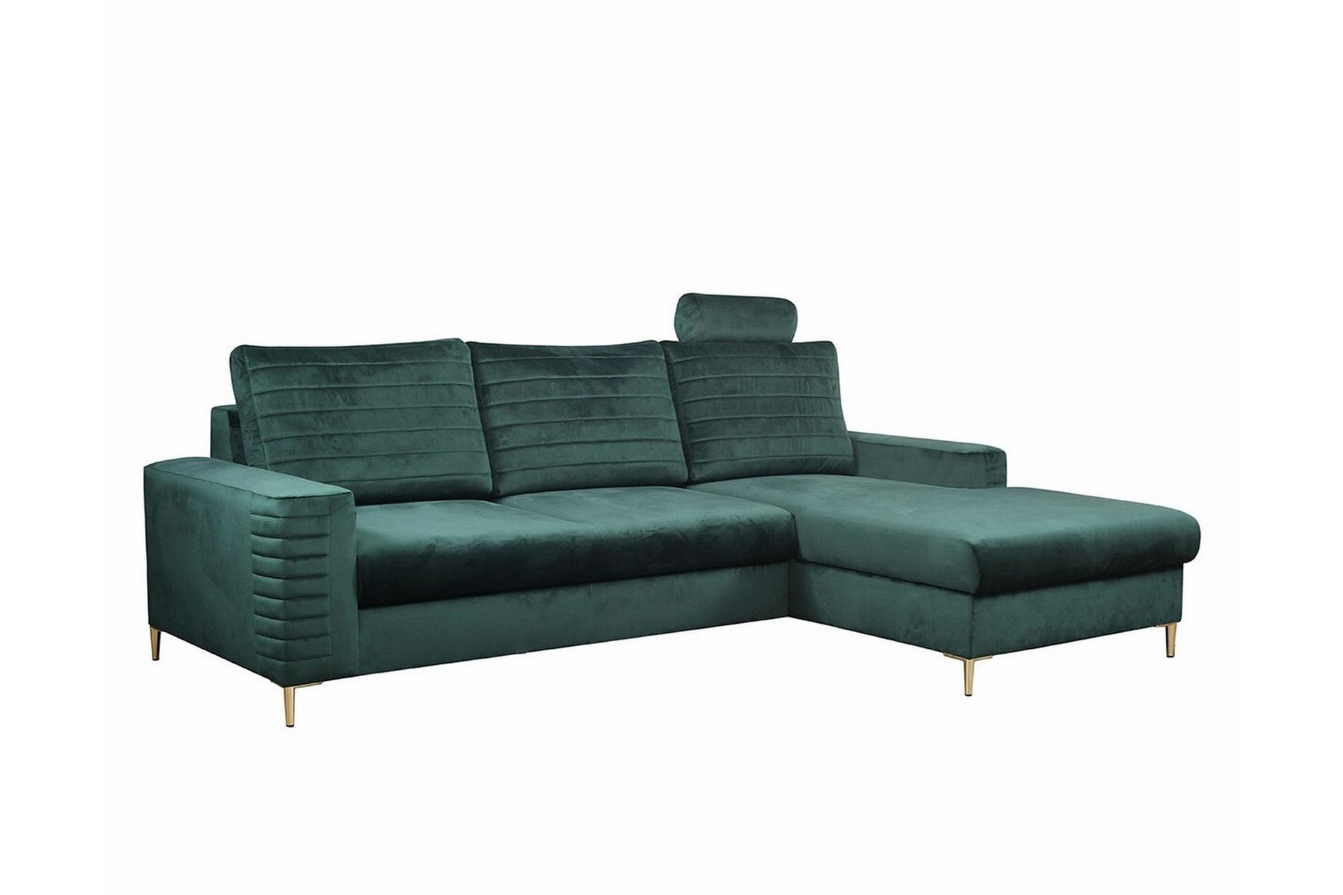 Kintore 3-pers. Hjørnesovesofa - Mørkegrøn - Møbler - Sofaer - Sovesofaer