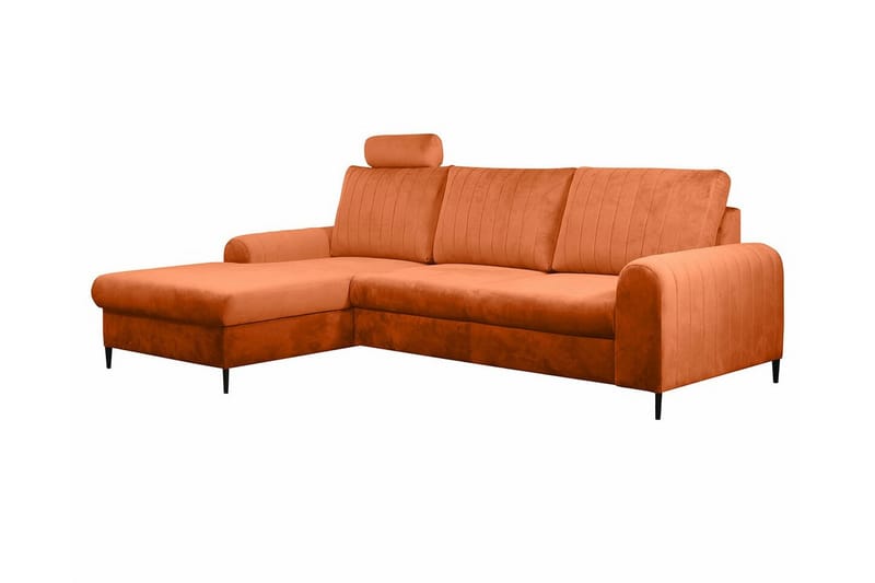 Kintore 3-pers. Hjørnesovesofa - Orange - Sovesofaer - Hjørnesovesofa