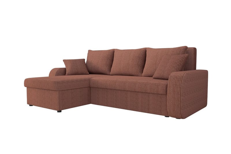 Kintore 3-pers. Hjørnesovesofa - Brun - Møbler - Sofaer - Sovesofaer