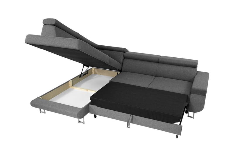 Kintore 3-pers. Hjørnesovesofa - Mørkegul - Møbler - Sofaer - Sovesofaer