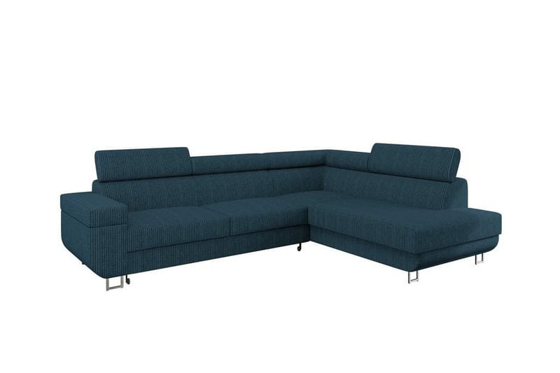 Kintore 3-pers. Hjørnesovesofa - Mørkeblå - Møbler - Sofaer - Sovesofaer