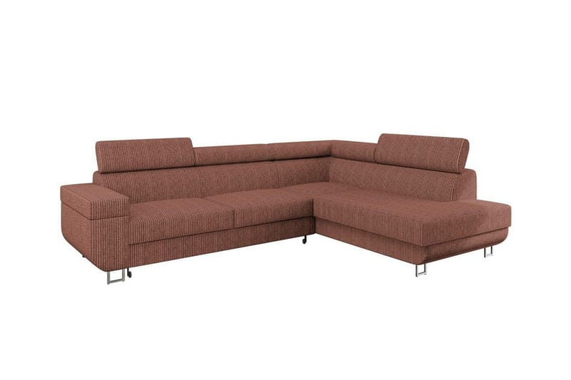 Kintore 3-pers. Hjørnesovesofa - Brun - Møbler - Sofaer - Sovesofaer