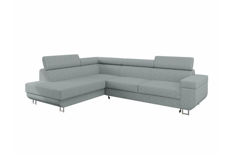 Kintore 3-pers. Hjørnesovesofa - Lysegrå - Møbler - Sofaer - Sovesofaer