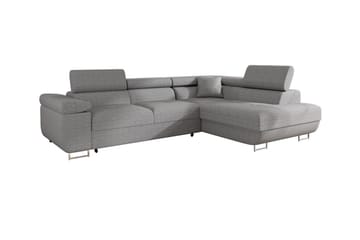 Kintore 3-pers. Hjørnesovesofa - Lysegrå - Møbler - Sofaer - Sovesofaer