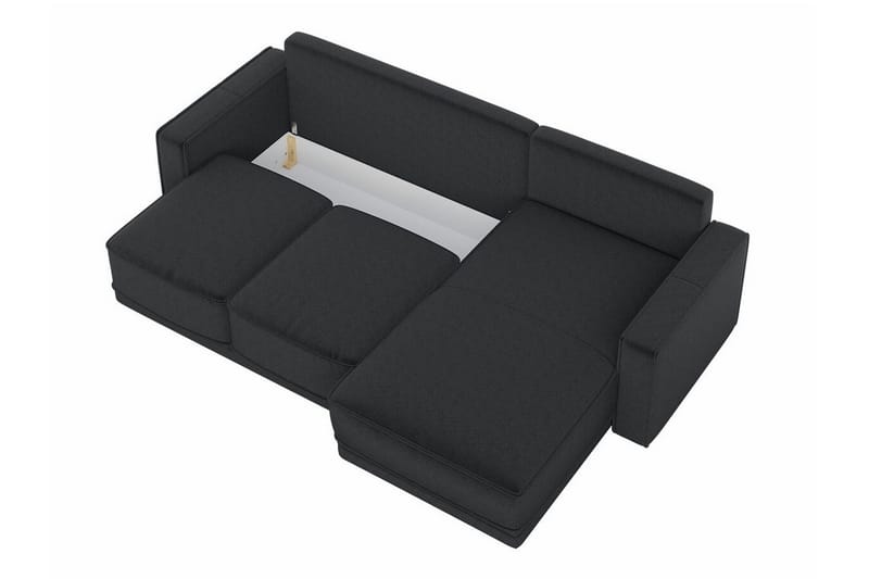 Kintore 3-pers. Hjørnesovesofa - Gul - Møbler - Sofaer - Sovesofaer