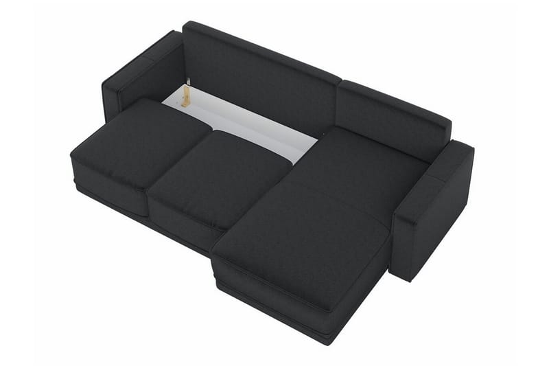 Kintore 3-pers. Hjørnesovesofa - Mørkegrå - Møbler - Sofaer - Sovesofaer