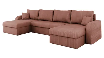 Kintore 4-sits Hörnbäddsoffa Black/Grey - Møbler - Sofaer - Sovesofaer