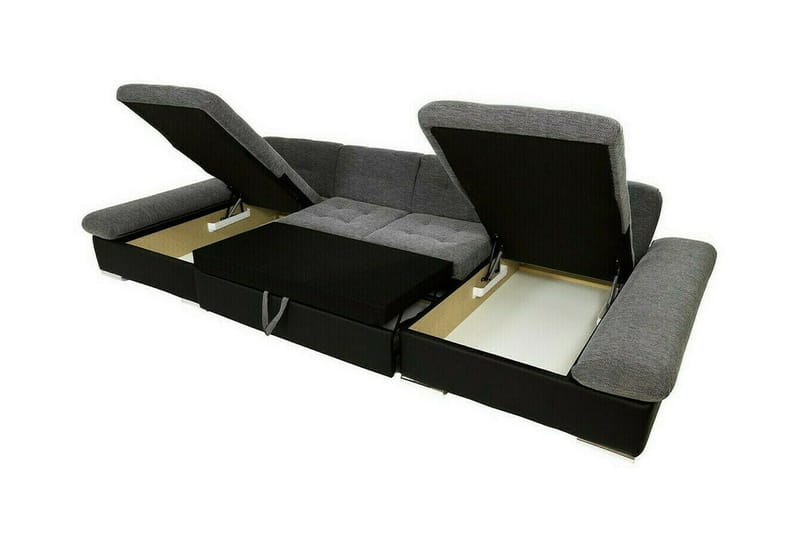 Kintore 4-sits Hörnbäddsoffa Brown - Møbler - Sofaer - Sovesofaer