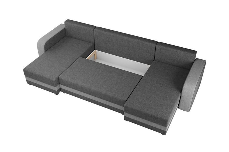 Kintore 4-sits Hörnbäddsoffa Dark grey - Møbler - Sofaer - Sovesofaer
