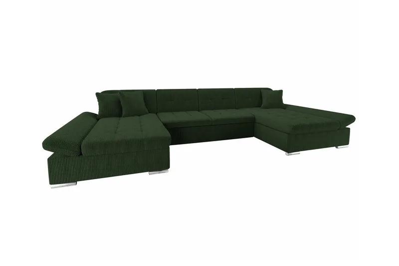 Kintore 4-sits Hörnbäddsoffa NO_BRAND Dark green, undefined