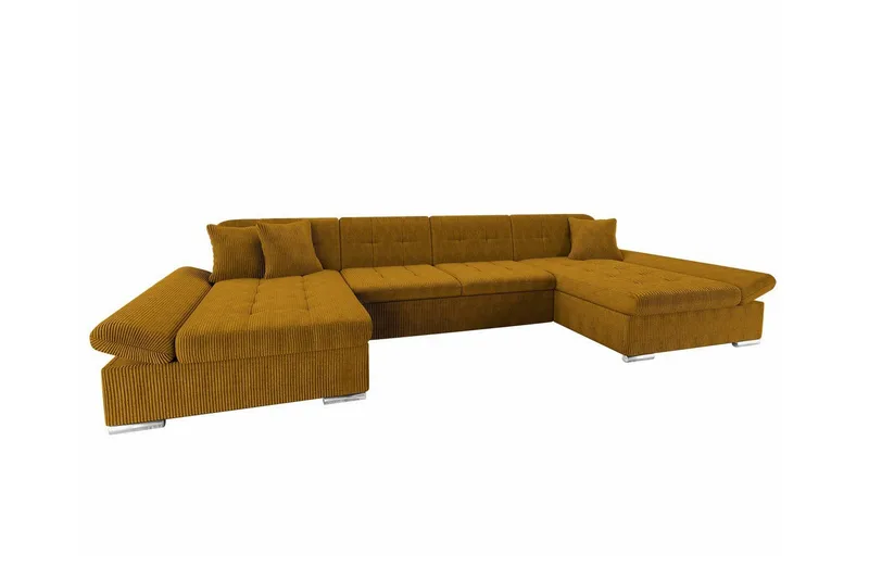 Kintore 4-sits Hörnbäddsoffa NO_BRAND Dark yellow, undefined