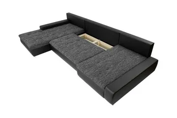 Kintore 4-sits Hörnbäddsoffa Wine red - Møbler - Sofaer - Sovesofaer