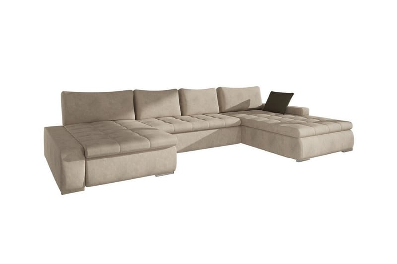 Kintore 4-pers. Hjørnesovesofa - Beige - Sovesofaer - Hjørnesovesofa