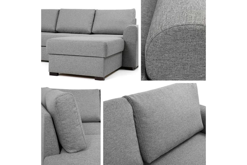 Kintore 4-pers. Hjørnesovesofa - Hvid - Møbler - Sofaer - Sovesofaer