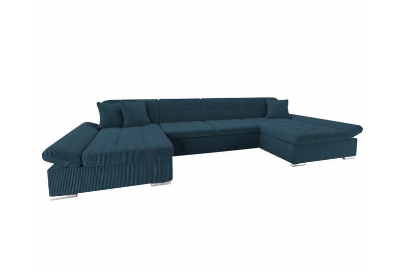Kintore 4-pers. Hjørnesovesofa - Mørkeblå - Møbler - Sofaer - Sovesofaer