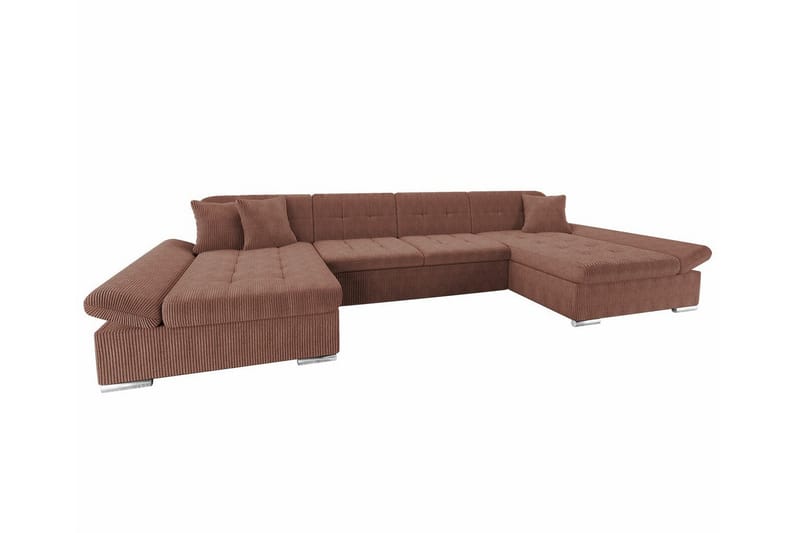 Kintore 4-pers. Hjørnesovesofa - Brun - Møbler - Sofaer - Sovesofaer
