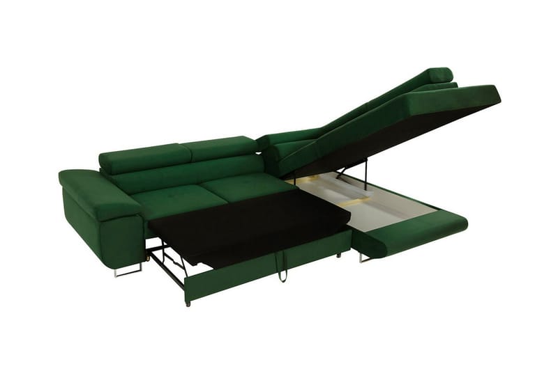 Kintore 4-pers. Hjørnesovesofa - Beige/Lyserød - Møbler - Sofaer - Sovesofaer